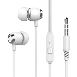 Wired Earphones Hi-Fi Sound Headphones Compatible with AT&T Vista/Calypso 2, Handsfree Mic Headset Earbuds in-Ear Earpieces Microphone