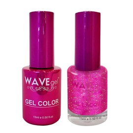 WAVEGEL Soak-Off Gel & Nail Lacquer Matching Duo Set - Princess Collection - #120 Roseo I 0.5 Oz