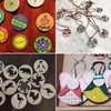 20PCS Pine Circle Plaque, 5x1cm Blank Unfinished Round Wooden Circles