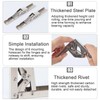 Hinges 90 Degree Cabinet Folding Hinge Pack of 4 Hidden