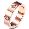 VPKJewelry Love Gold Ring 18k Rose Gold Plated Stainless steel