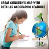 USA Toyz LED Illuminated Globe of The World with Sturdy
