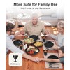 Quatish 48 Piece Plates and Bowls Sets for 6, Unbreakable