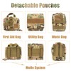 AIWAI Tactical Dog Harness with Pouches,Dog Vest Harness for Large