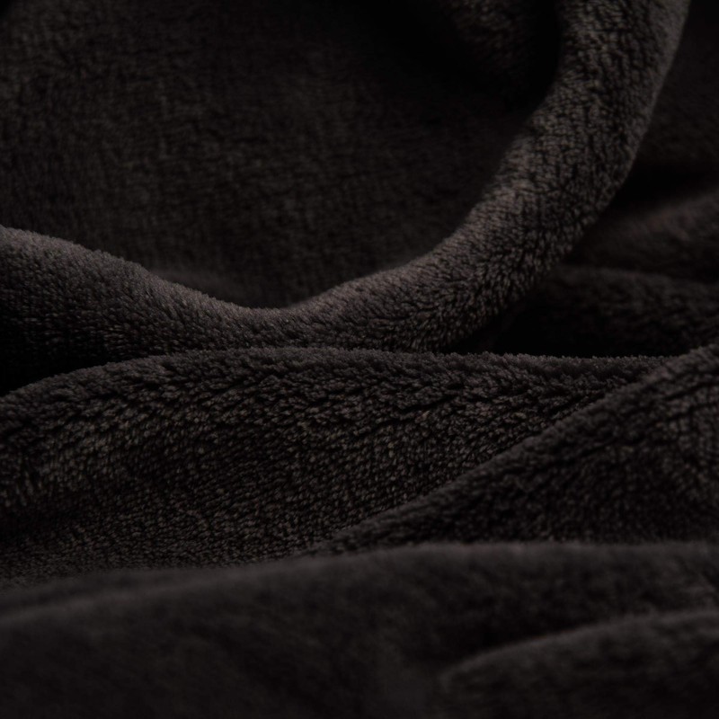 CelinaTex TV blanket, cuddly blanket, 150 x 200 cm, black