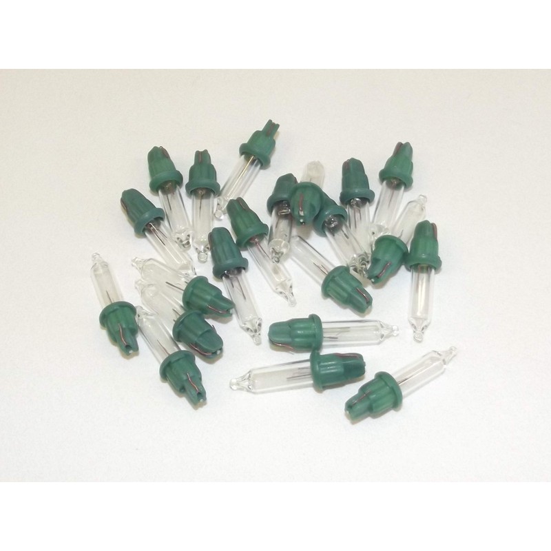 GE 20x Mini 2.5 Volt Clear Christmas Light Bulbs Replacement