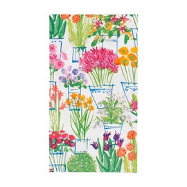 Caspari Flower Market Guest Towel Napkins - 15 Guest Towel Napkins per Pack