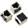 Conector de PCB RJ45 10 piezas RJ45 blindado 8P8C 90