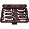 Paramount 9 Piece Stubby Reversible Ratcheting Combination Wrench Set: 12