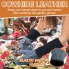 HLDD HANDLANDY Long Gardening Gloves for Women Men - Leather