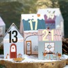 Papierdrachen DIY Advent Calendar for Crafts and Filling - Houses