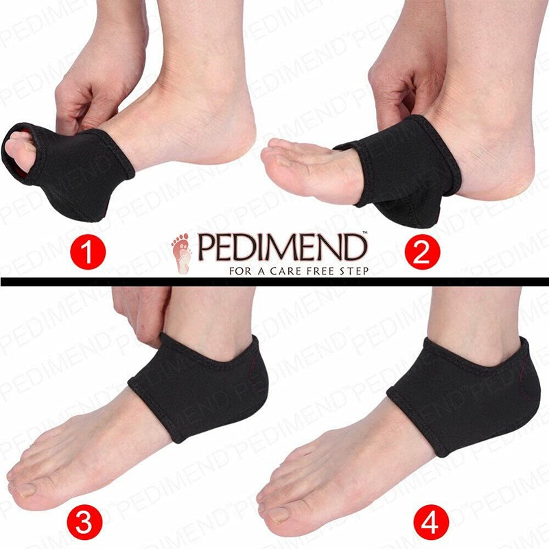 Pedimend Foot Compression Heel Support | Plantar Fasciitis Socks |