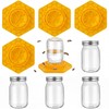 8 Pack Bee Feeder for Mason Jar Bee Watering Station