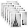 8x10 Picture Frame White Set of 12 for Wall Gallery