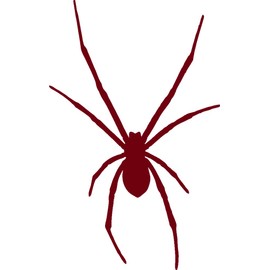 ANGDEST CLUB Decal Stickers of Spider 1 (Burgundy) Premium Waterproof Vinyl Decal Stickers for Laptop Phone Accessory Helmet Car Window Mug Tuber Cup Door Wall Decoration ANDSKUSe58402RE070722