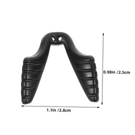 Gatuida 5pcs Soft Nose Pads for Glasses Slip U Shaped Cushion for Outdoor Activities Durable and Comfortable Eyewear Bridge Pads for Sports Use