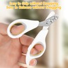 Cat Nail Clippers with Circular Cut Holes of Different Sizes(2mm&1.5mm)