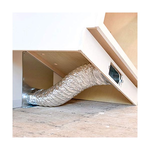 Toe Ductor, Wall Vent Under Cabinet Toe Kick Ducting Kit