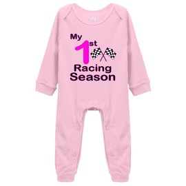 YCICIVDee My First Racing Season Funny Cute Infant One-Piece Baby Bodysuit