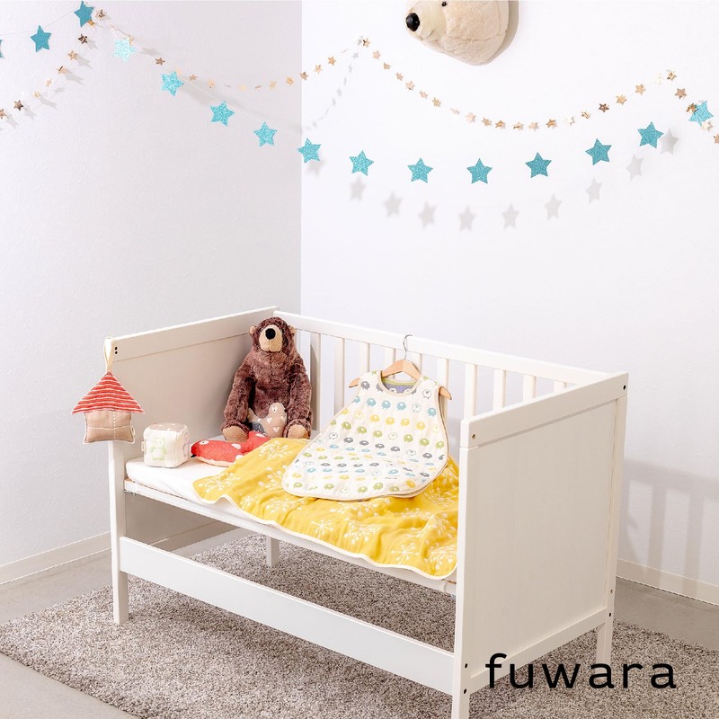 fuwara 6-Ply Woven Gauze Blanket for Travel Size Approximately 50×70cm
