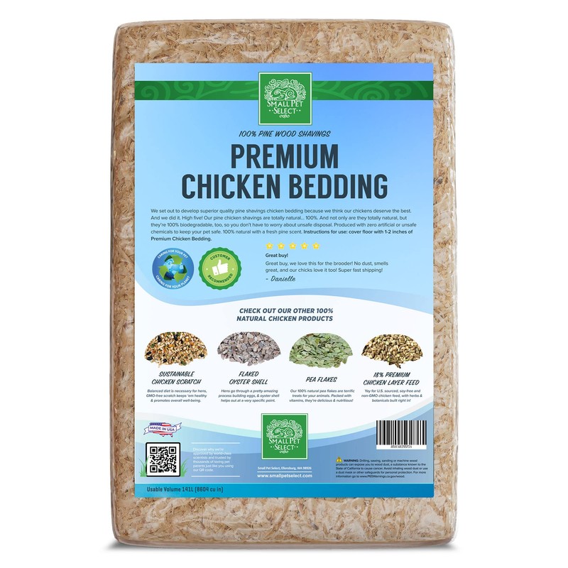 Small Pet Select Pine Shavings Chicken Bedding, Chicken Coop Bedding,