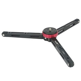 Haoge HTP-01 Desktop Tripod for DSLR Camcorders, Digital Cameras, Low Angle Macro Photography, Max Load 6.8kg