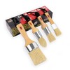 Chalk Wax Paint Brush 4PCs Set Including 3 Small for