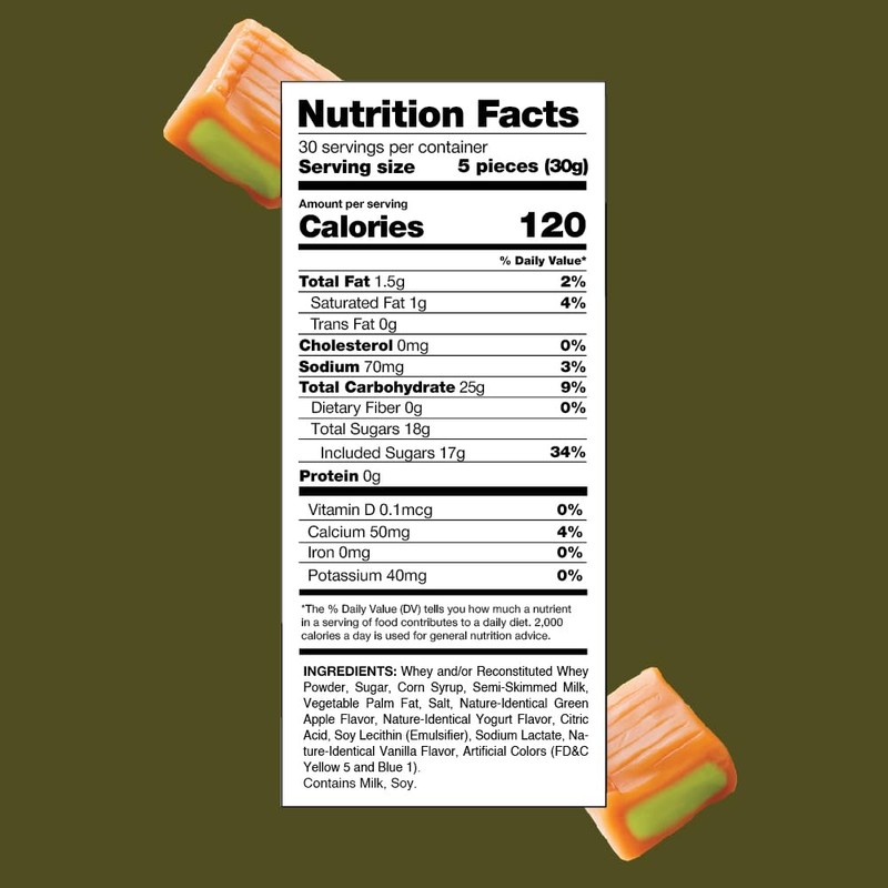 Caramel Cubes Candy - 2 Pound Bulk Pack (About 150