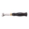 Leather Creaser 0.5mm Regulable Screw Ebony Handle Arc Design Stainless