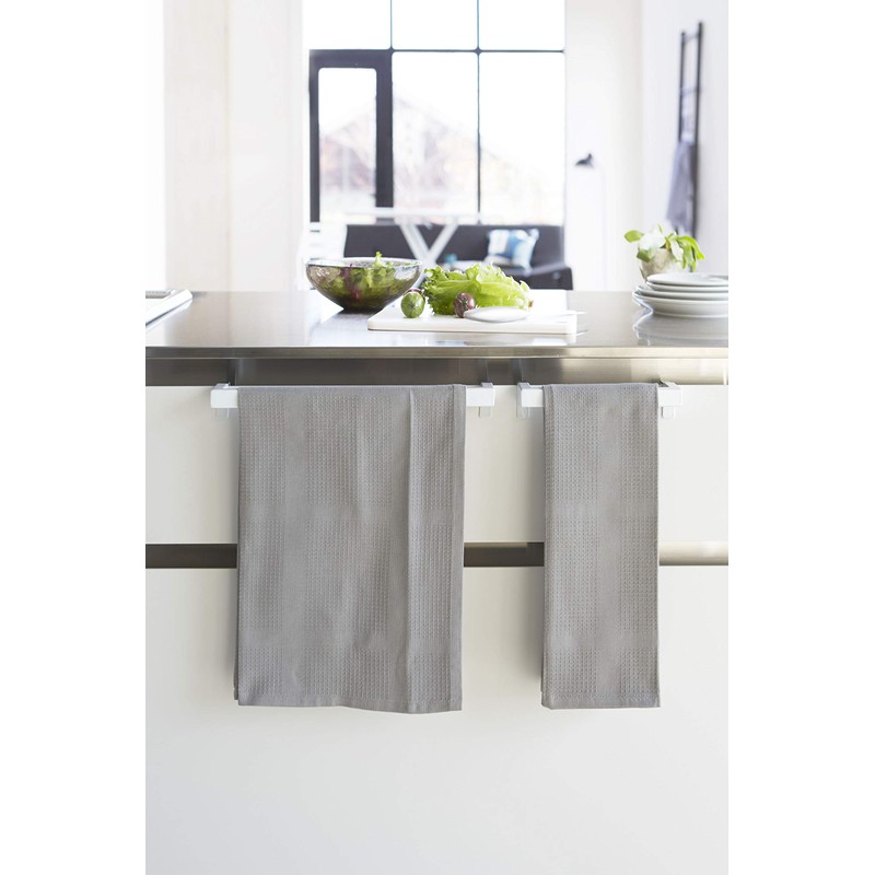 Yamazaki 4748 Towel Hanger Bar, White, Approx. W 7.5 x