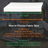 Leaveshade RV Awning Fabric Replacement Camper Trailer Awning Fabric Super
