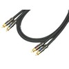 BELDEN 8412-BLACK Black RCA Cable with Plug 1.5 ft (46