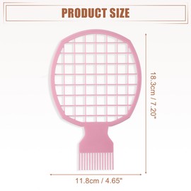 VOCOSTE Twist Comb, Hairpick Combs, Afro Curl Comb Twist Comb Tool, Pink