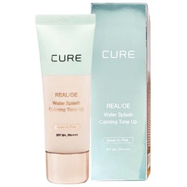 Rasensloe Cure Realoe Water Splash Calming Tone-up Sun Cream 40g Kim Jeong-moon Aloe / 라센스로에 큐어 리알로에 워터 스플래쉬 카밍 톤업 선크림 40g 김정문알로에