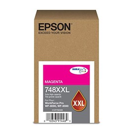 EPSON T748 DURABrite Pro -Ink High Capacity Magenta -Cartridge (T748XXL320) for select Epson WorkForce Printers