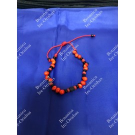 Ide/Idde/Ilde de Hilo YORUBA IFA SANTERIA - Peony w/ Azabache