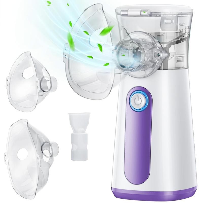 Compact Portable Nebulizer, Mesh Nebulizer, Auto-Cleaning Handheld Nebulizer, Two Ways
