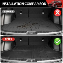 Utiiy Cargo Liner Fit for 2019-2025 Subaru Forester Cargo Mat Replacement Trunk Mat All Weather Trunk Liner for 2019 2020 2021 2022 2023 2024 2025 Subaru Forester(Cargo Mat)