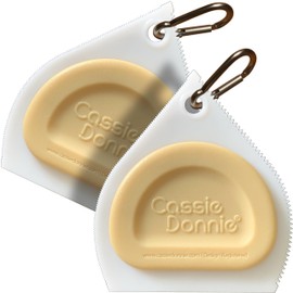 CassieDonnie Mini Pet Hair Detailer, Pet Hair Remover for Car pet Couch Bedding Sofa, Car Interior Auto Detailing Supplies, Dog Cat Fur Reusable Brush for Furniture 2PACK White