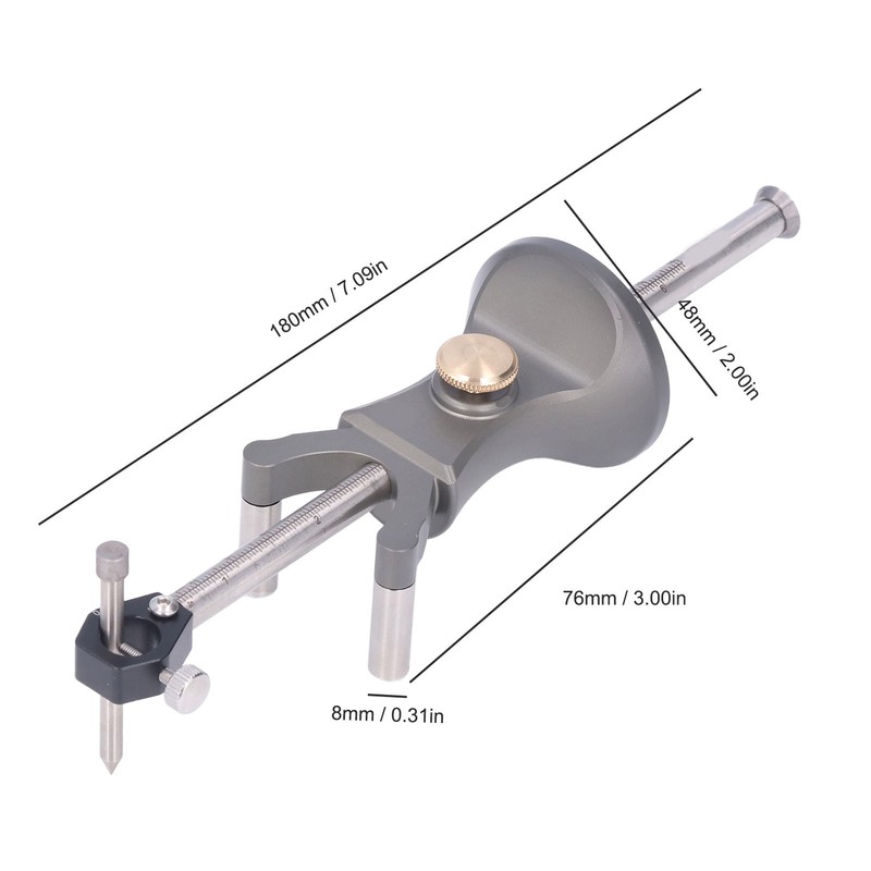 Marking Gauge Wood Scribe Tool Linear Arc Dual Purpose Scriber
