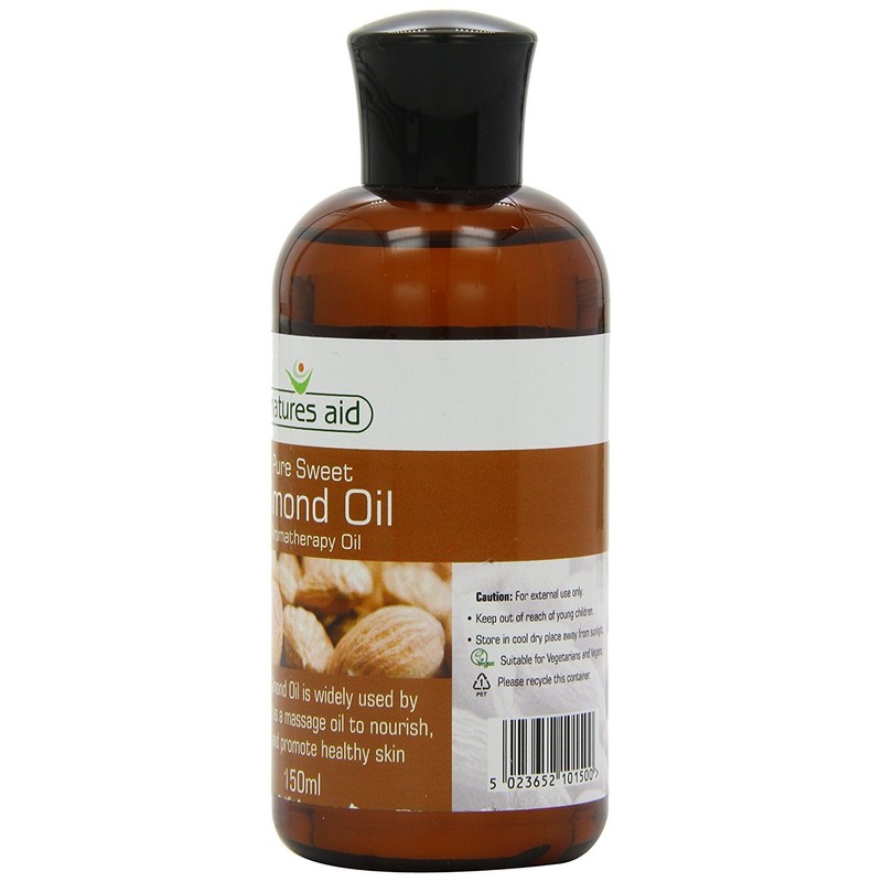 Natures Aid Pure Sweet Almond Aromatherapy Oil 150ml (Pack of