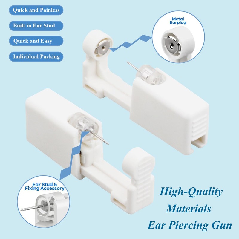 Orglace 32 Pcs Ear Piercing Kit - Disposable Ear Piercing
