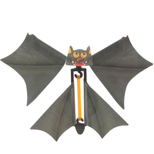 Tofficu Flying Bat Prop - Halloween Flutter Bat Toy -