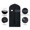 4pcs Garment Bags Waterproof Dustproof Thickened Suit Bag with Transparent