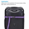 sourcing map Luggage Straps, 2m Length Adjustable Suitcase Belts with