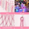 Teddy Hammock with LED Light, Boho Decor Plush Toy Storage