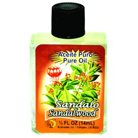 MW 6 PIECES BRYBRADAN SANDALWOOD PURE OIL SANDALO ACEITE PURO ? FL.OZ. (14.7 ML)