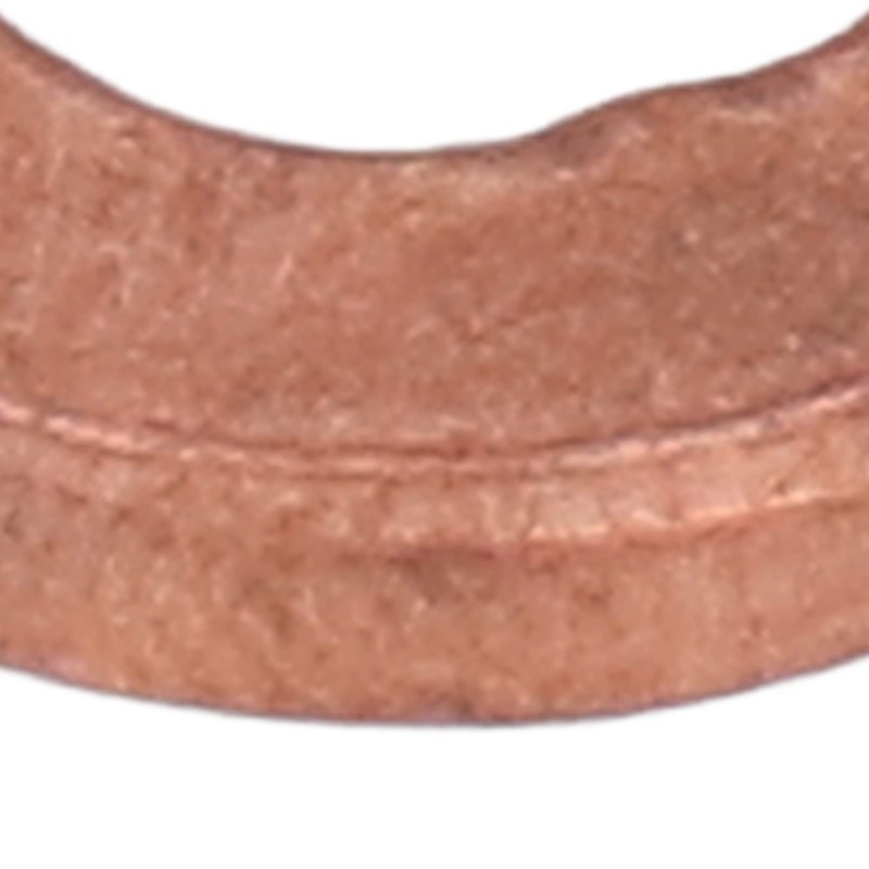 Flat Gasket, Copper Washer Kit, Strong Electrical Conductivity, 50 Pieces