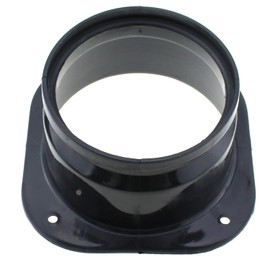 Maxmoral Dryer Vent Siding 4 Inch ABS Plastic Duct Connector Flange Panel Air Duct Connector Flange Entry Fitting for Straight Vent Wall Ceiling