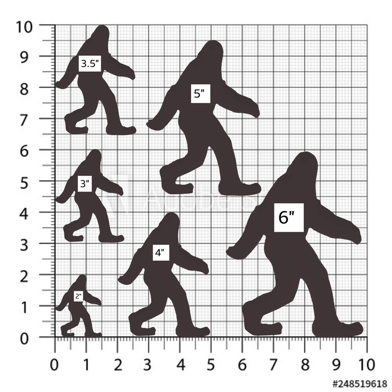 Sweet Prints Inc Bigfoot/Sasquatch Cookie Cutter - Dishwasher Safe